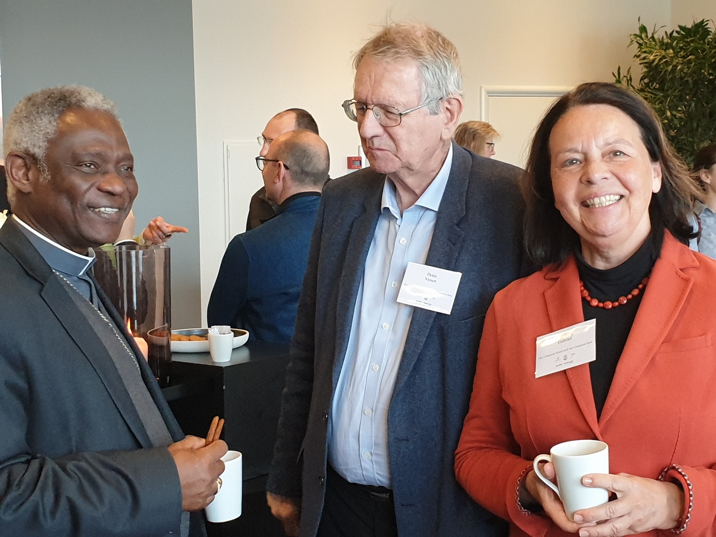 Kardinal Turkson, Denis Viennot von Iustitia et pax Frankreich, Prof. Dr. Ingeborg Gabriel