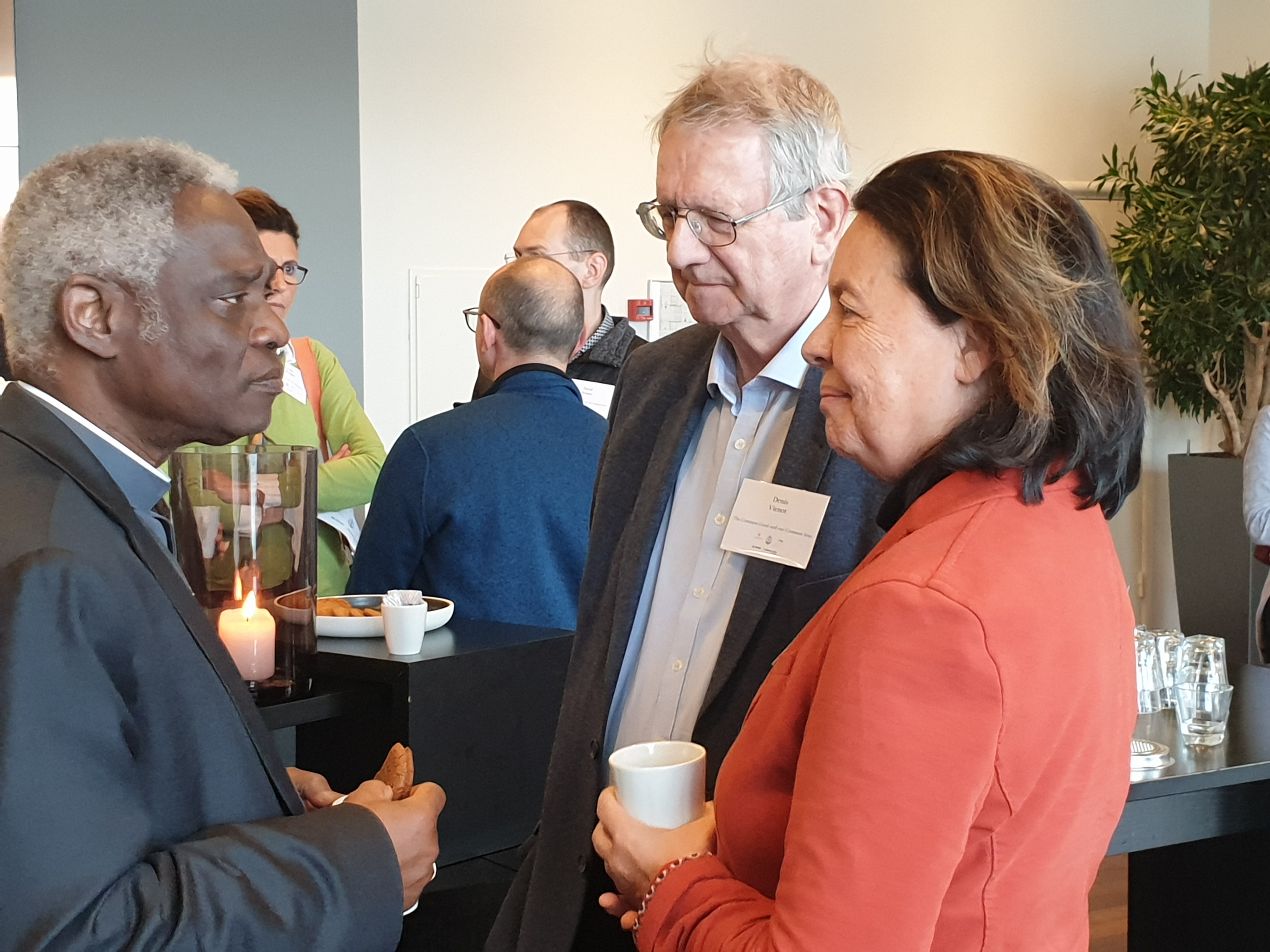 Kardinal Turkson, Denis Viennot von Iustitia et pax Frankreich, Prof. Dr. Ingeborg Gabriel